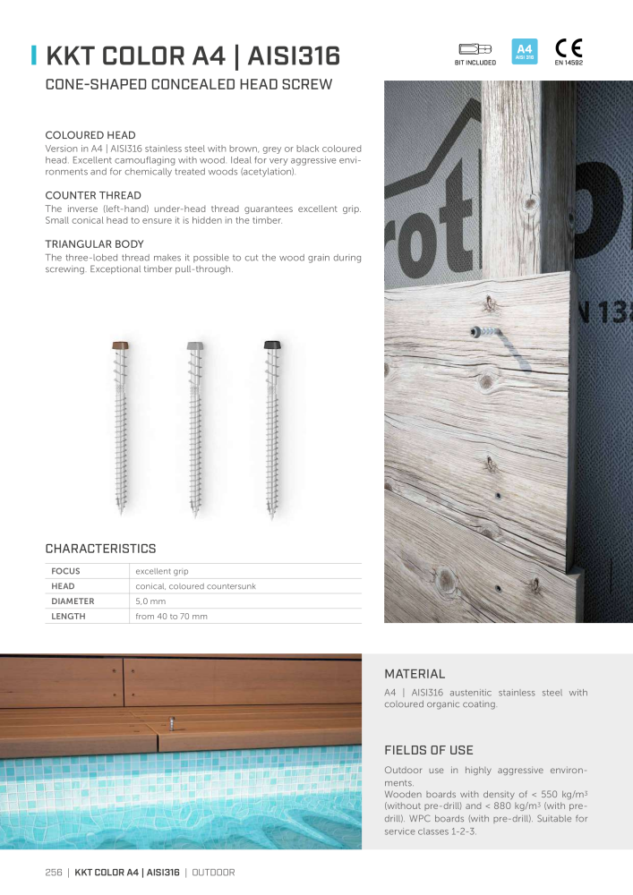 Rothoblaas - Wood screws and connectors NO.: 20238 - Page 256