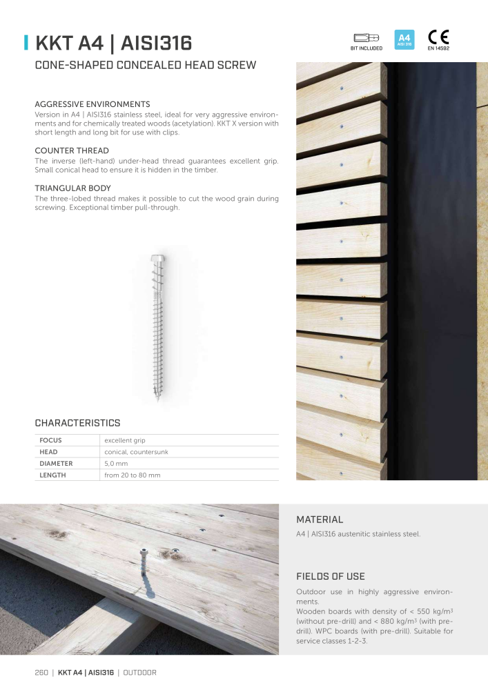 Rothoblaas - Wood screws and connectors NO.: 20238 - Page 260