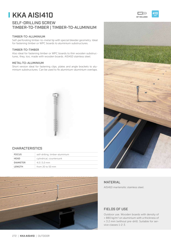 Rothoblaas - Wood screws and connectors NO.: 20238 - Page 272