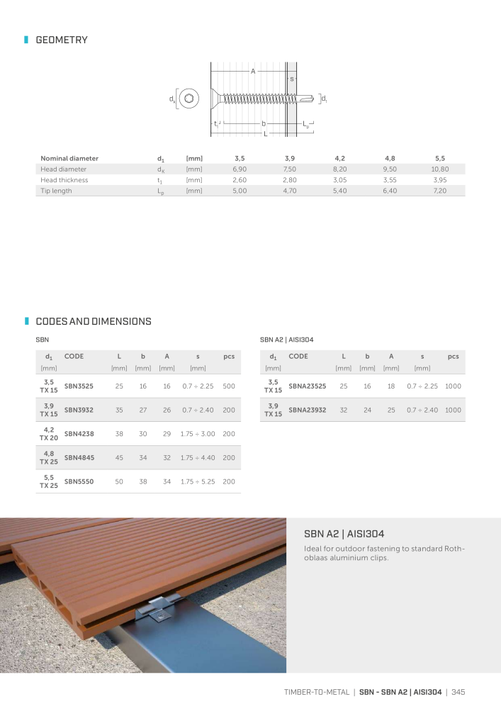 Rothoblaas - Wood screws and connectors NO.: 20238 - Page 345