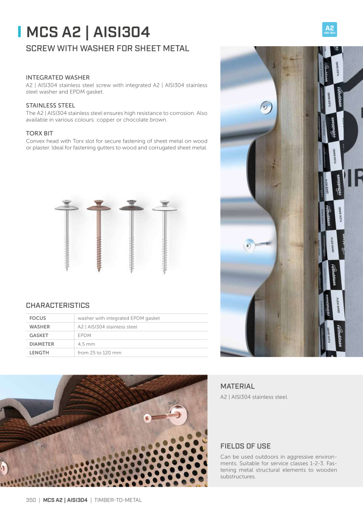 Rothoblaas - Wood screws and connectors NEJ.: 20238 - Sida 350