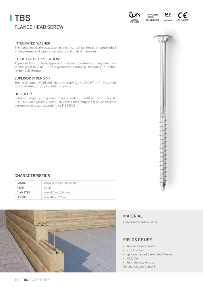 Rothoblaas - Wood screws and connectors Nº: 20238 - Página 66