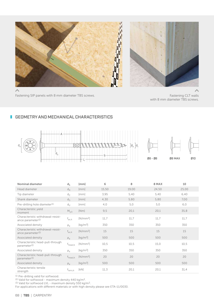 Rothoblaas - Wood screws and connectors NO.: 20238 - Page 68