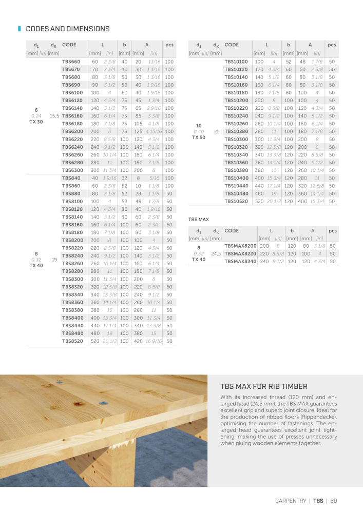 Rothoblaas - Wood screws and connectors NO.: 20238 - Page 69