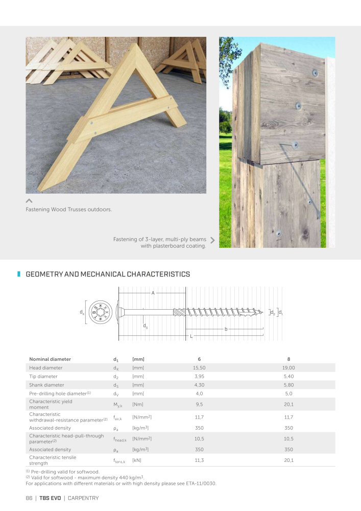 Rothoblaas - Wood screws and connectors NR.: 20238 - Seite 86