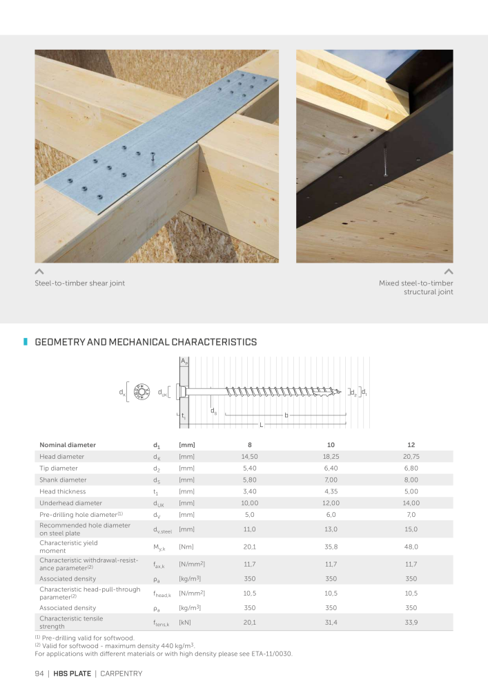 Rothoblaas - Wood screws and connectors Nº: 20238 - Página 94