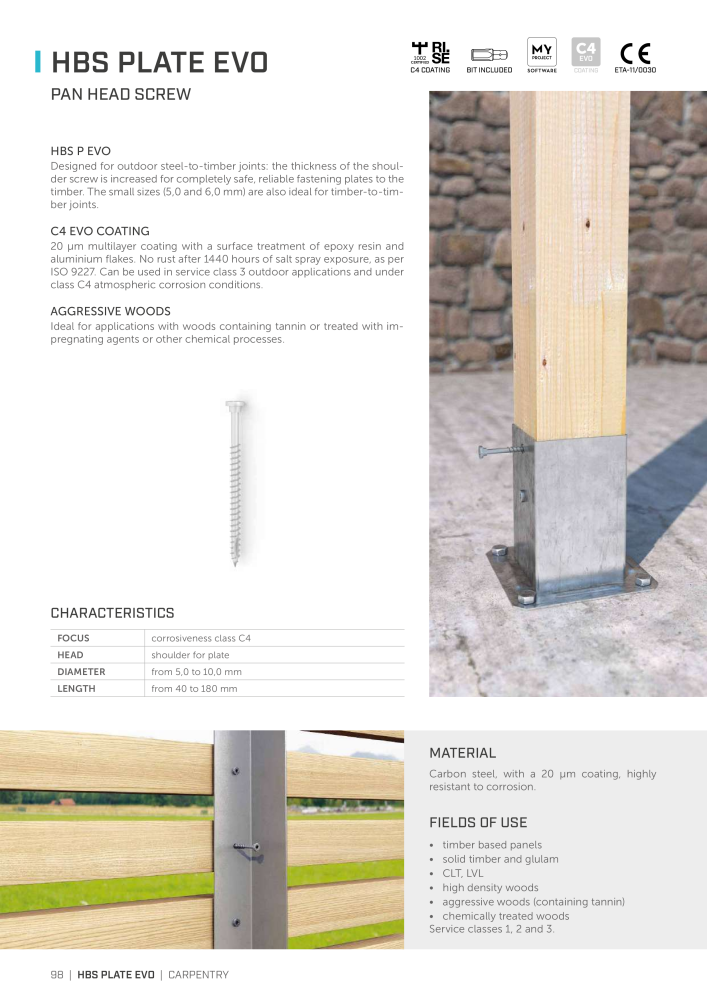 Rothoblaas - Wood screws and connectors NO.: 20238 - Page 98