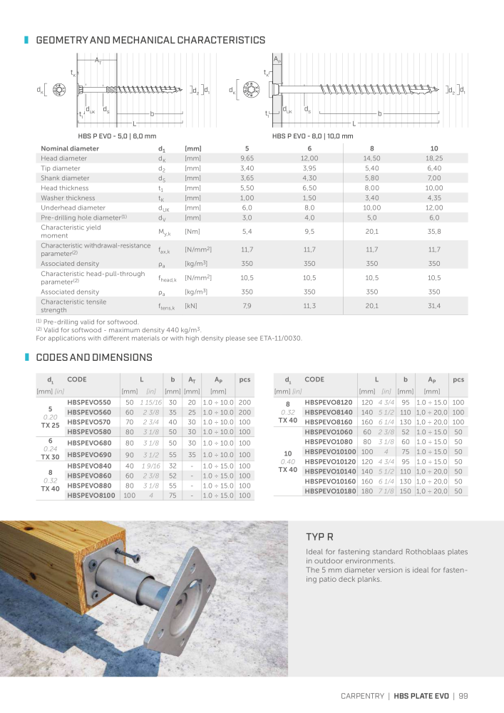 Rothoblaas - Wood screws and connectors NR.: 20238 - Strona 99