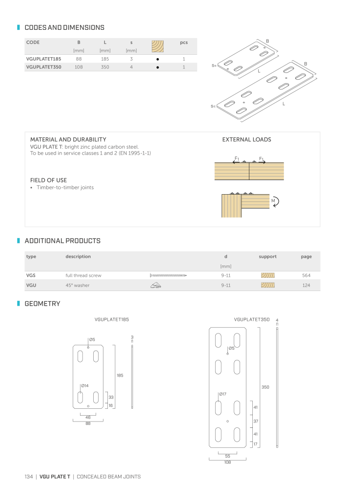 Rothoblaas - Plates and Connectors NEJ.: 20239 - Sida 134