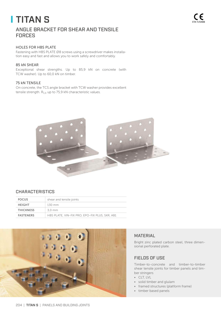 Rothoblaas - Plates and Connectors NEJ.: 20239 - Sida 204