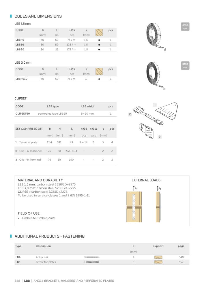 Rothoblaas - Plates and Connectors Č. 20239 - Strana 388