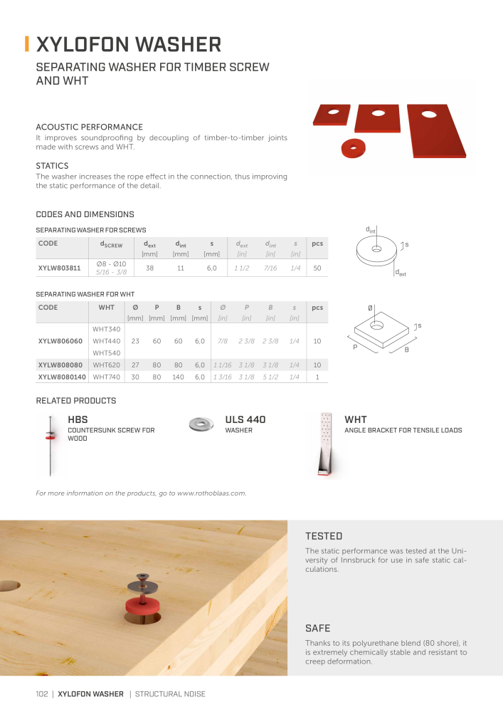 Rothoblaas - Soundproofing Solutions NEJ.: 20241 - Sida 100