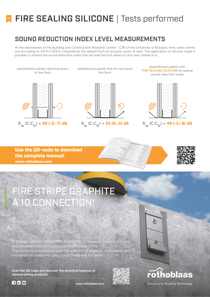 Rothoblaas - Soundproofing Solutions Nb. : 20241 - Page 140