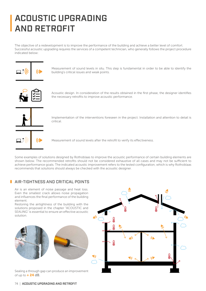 Rothoblaas - Soundproofing Solutions Nb. : 20241 - Page 72