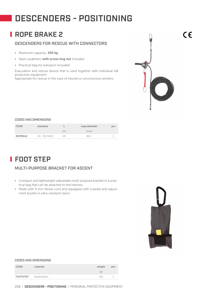 Rothoblaas - Fall Protection NO.: 20242 - Page 206