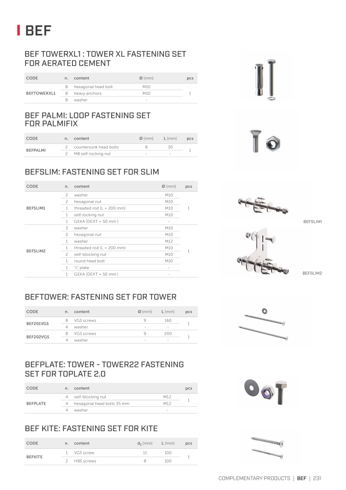 Rothoblaas - Fall Protection Nb. : 20242 - Page 231