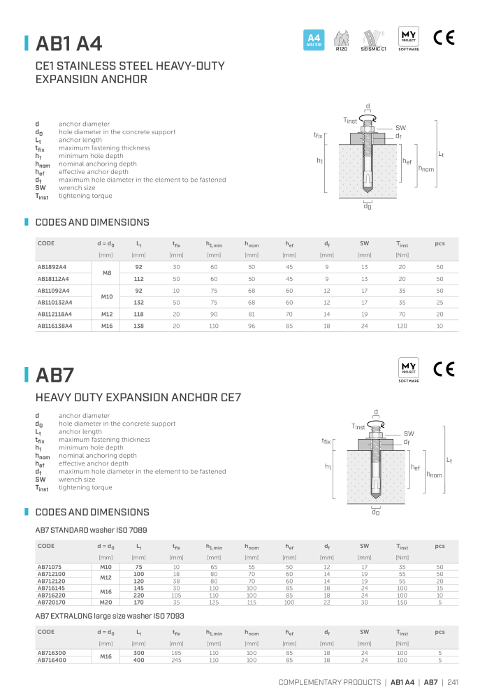 Rothoblaas - Fall Protection NO.: 20242 - Page 241