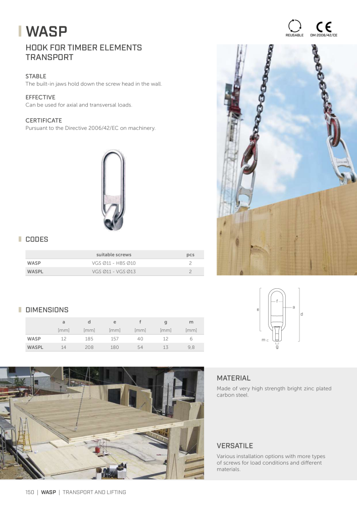 Rothoblaas - Timber Construction Nb. : 20243 - Page 150