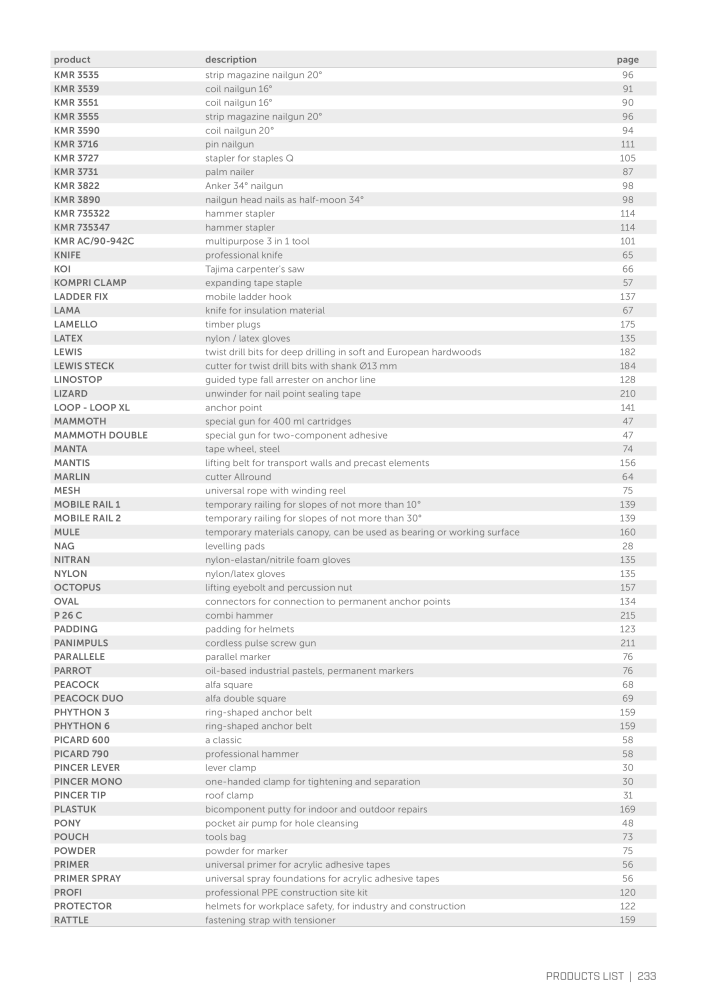 Rothoblaas - Timber Construction Nb. : 20243 - Page 233