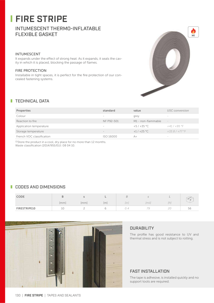 Rothoblaas - Tapes, Sealants and Membranes NO.: 20245 - Page 130