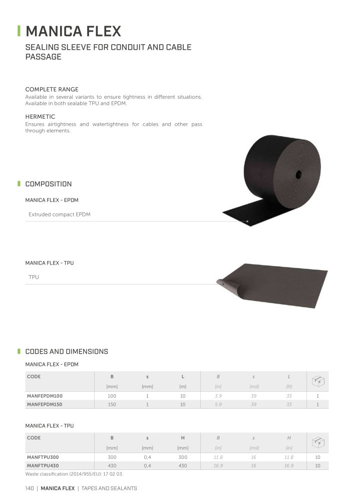 Rothoblaas - Tapes, Sealants and Membranes Nb. : 20245 - Page 140