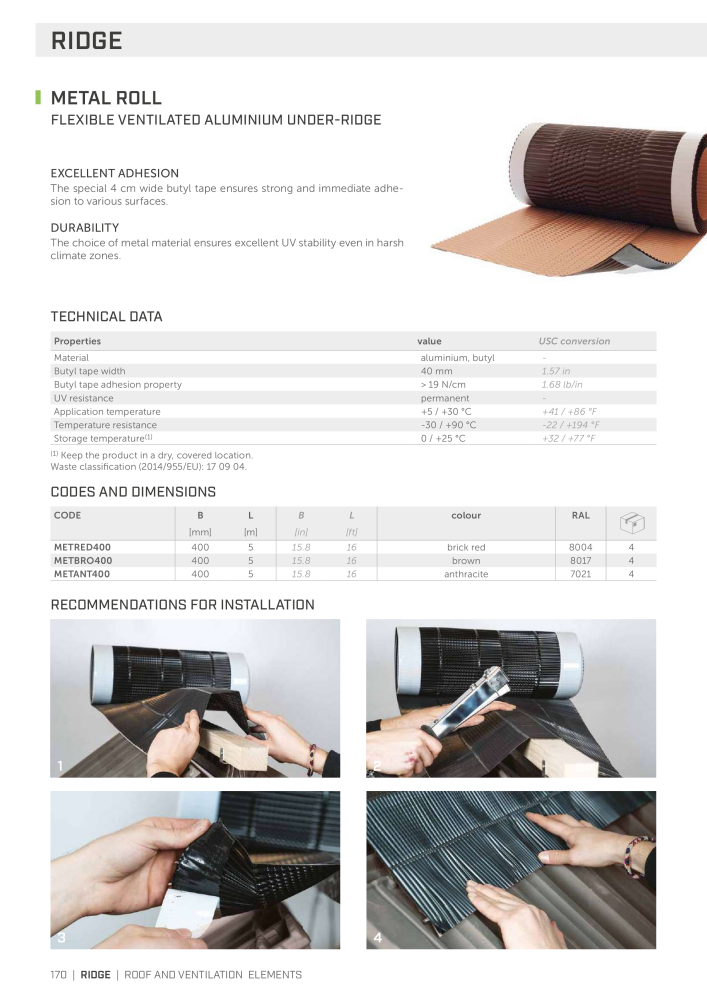 Rothoblaas - Tapes, Sealants and Membranes n.: 20245 - Pagina 170