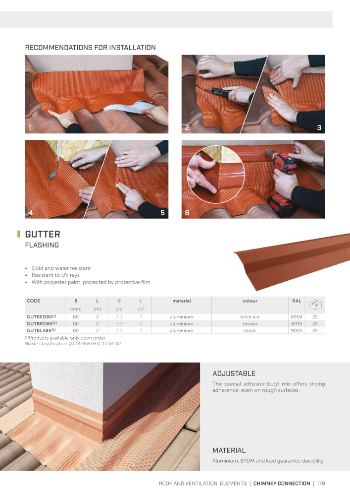 Rothoblaas - Tapes, Sealants and Membranes Nb. : 20245 - Page 179