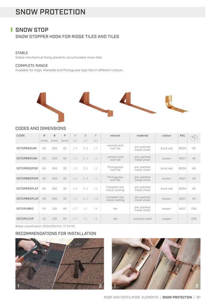 Rothoblaas - Tapes, Sealants and Membranes NR.: 20245 - Pagina 181