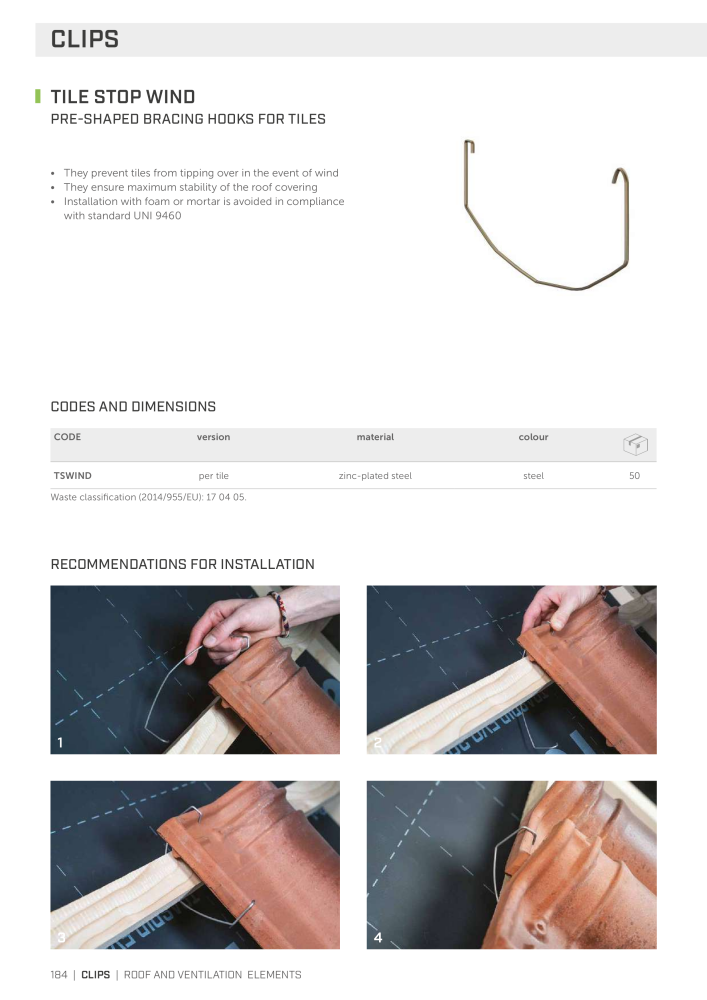 Rothoblaas - Tapes, Sealants and Membranes NR.: 20245 - Strona 184