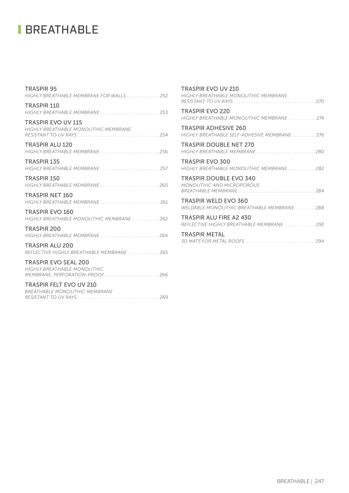 Rothoblaas - Tapes, Sealants and Membranes NR.: 20245 - Pagina 247