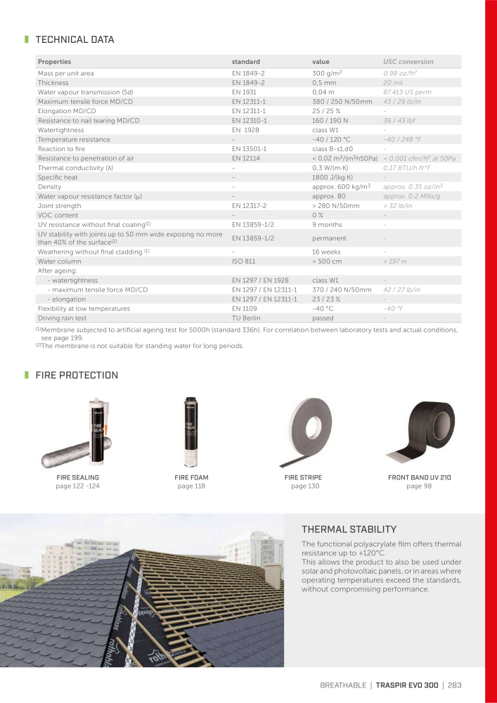 Rothoblaas - Tapes, Sealants and Membranes n.: 20245 - Pagina 283