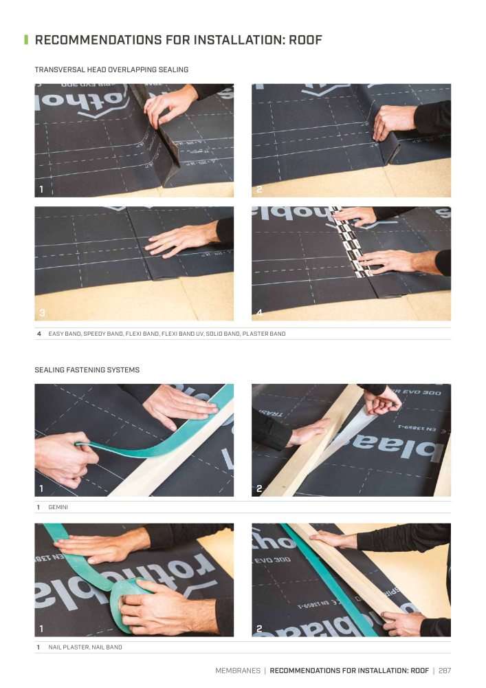 Rothoblaas - Tapes, Sealants and Membranes Nb. : 20245 - Page 287