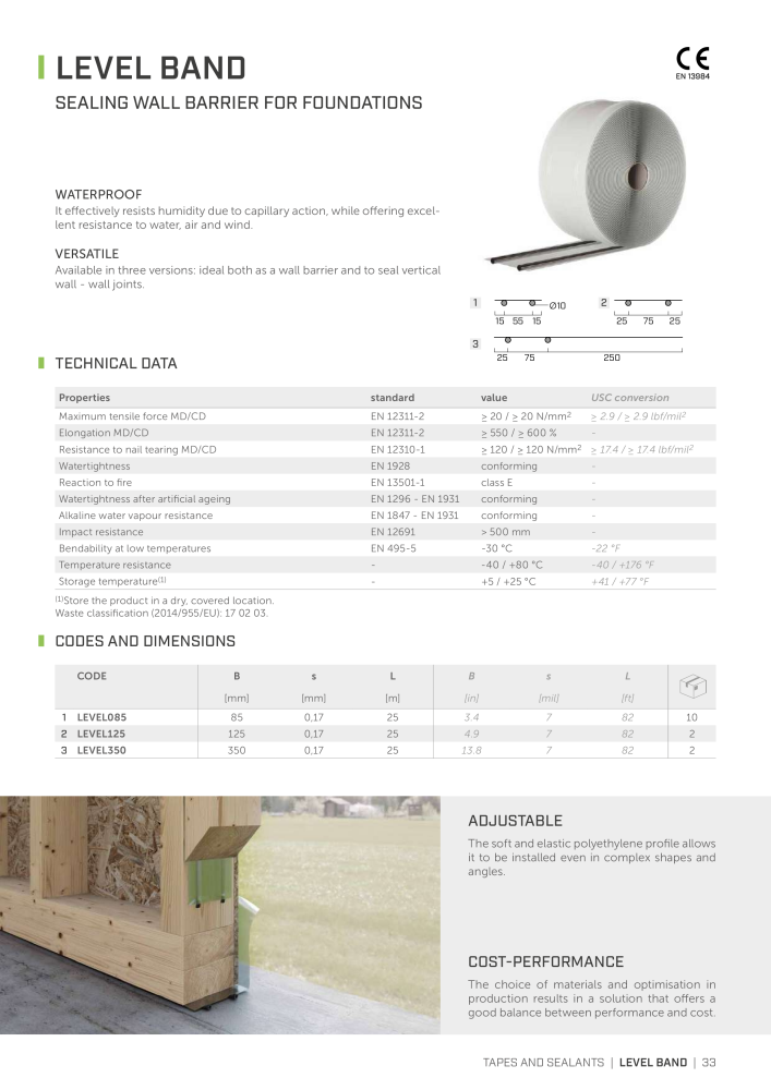 Rothoblaas - Tapes, Sealants and Membranes NO.: 20245 - Page 33