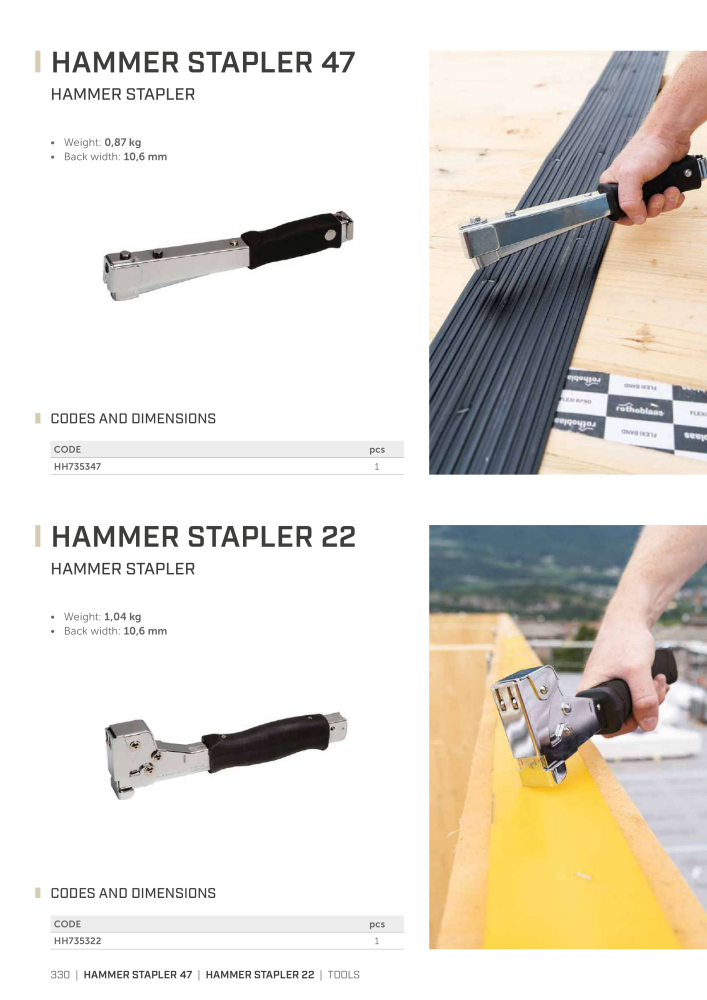 Rothoblaas - Tapes, Sealants and Membranes Nb. : 20245 - Page 330