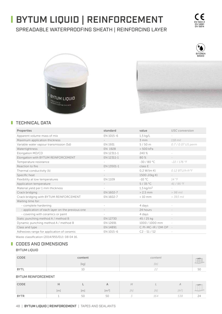 Rothoblaas - Tapes, Sealants and Membranes NO.: 20245 - Page 48