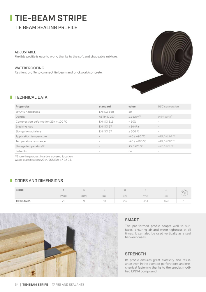 Rothoblaas - Tapes, Sealants and Membranes NR.: 20245 - Seite 54