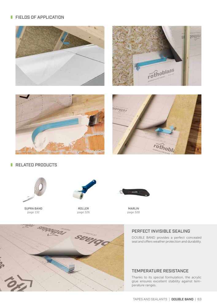 Rothoblaas - Tapes, Sealants and Membranes NO.: 20245 - Page 63