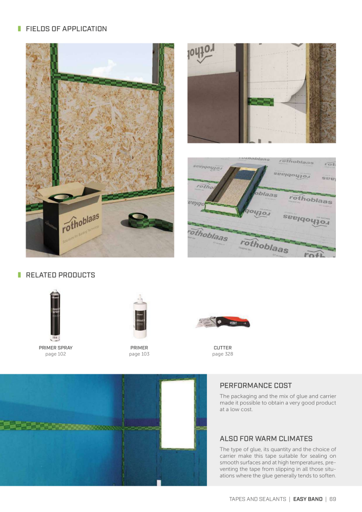 Rothoblaas - Tapes, Sealants and Membranes Nº: 20245 - Página 69