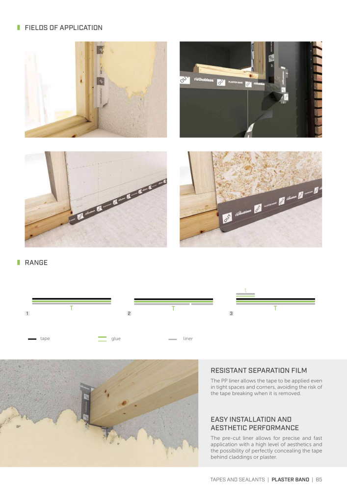 Rothoblaas - Tapes, Sealants and Membranes n.: 20245 - Pagina 85