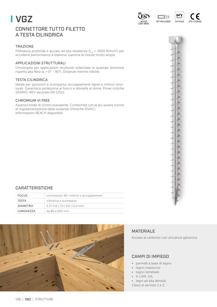 Rothoblaas - viti e connettori per legno n.: 20246 - Pagina 138