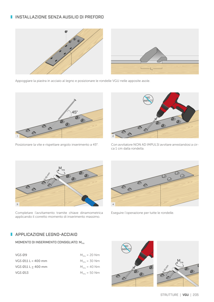 Rothoblaas - viti e connettori per legno n.: 20246 - Pagina 205