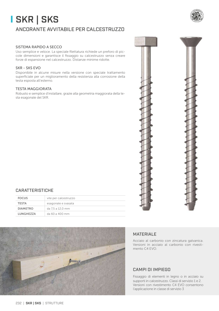 Rothoblaas - viti e connettori per legno n.: 20246 - Pagina 232