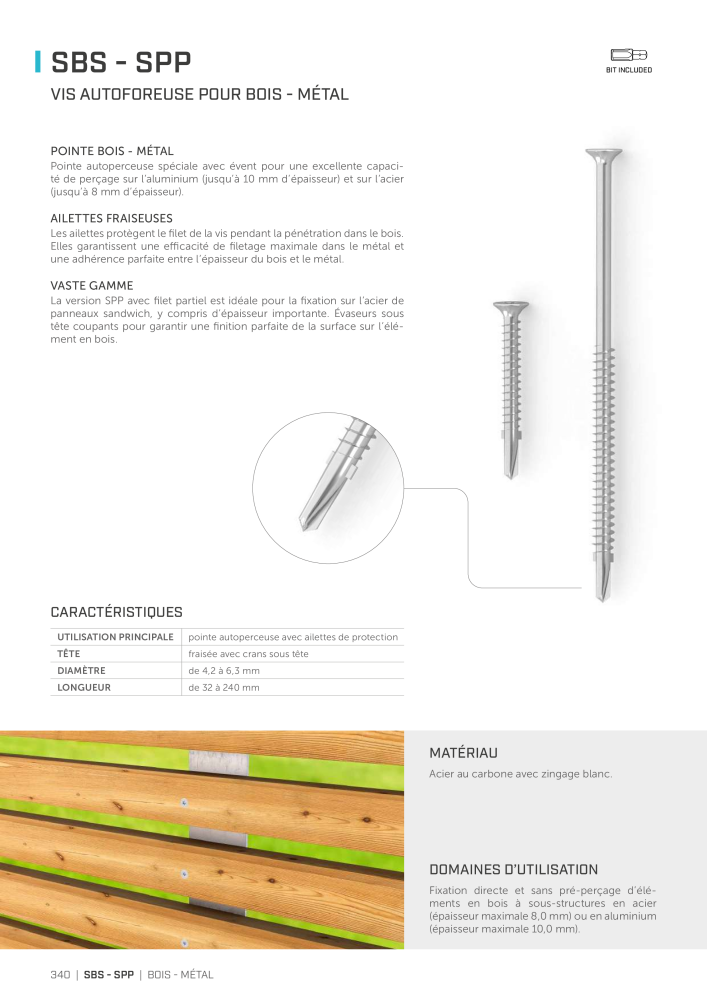 Rothoblaas - Vis à bois et connecteurs Nb. : 20247 - Page 340