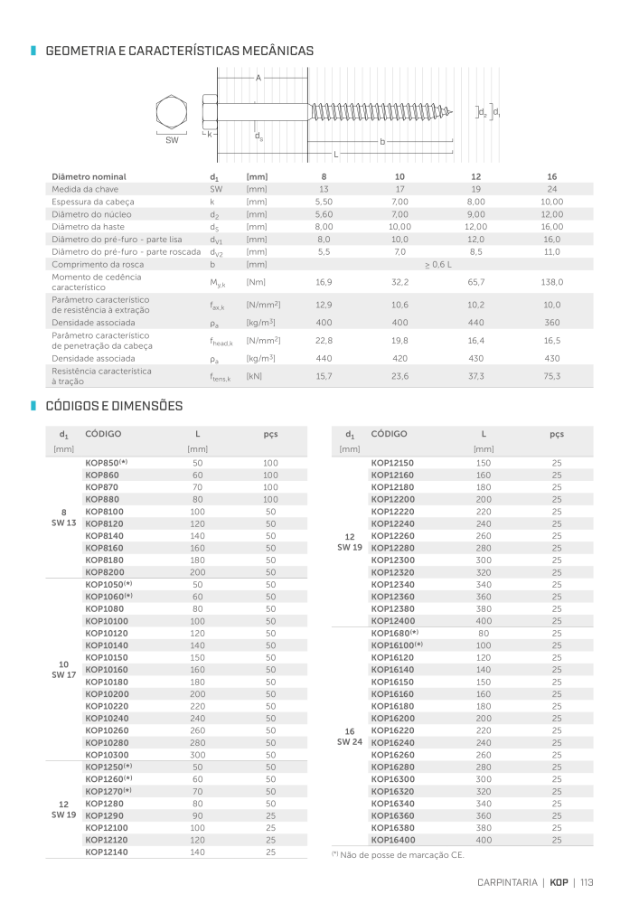 Rothoblaas - Parafusos e conectores de madeira Nº: 20249 - Página 113