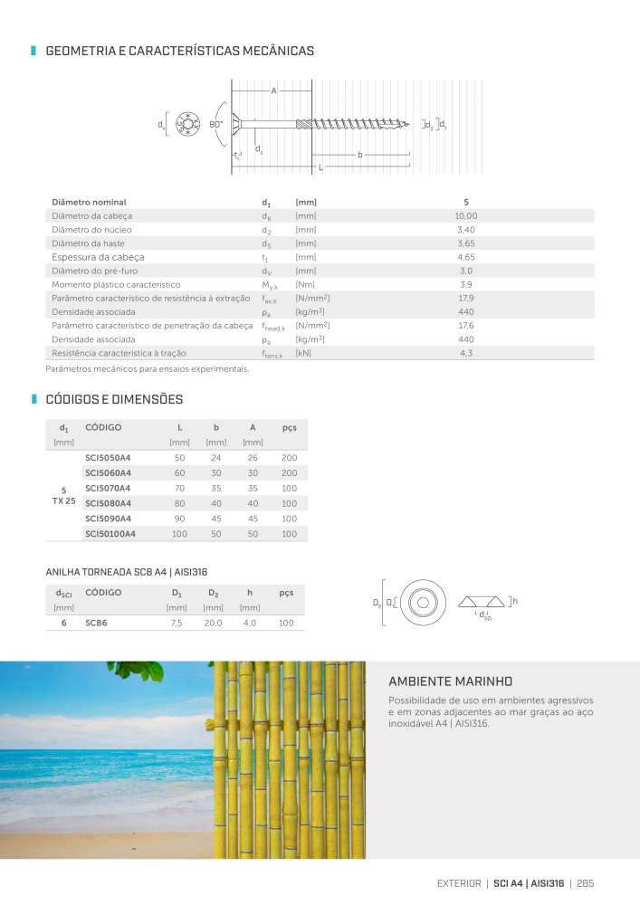 Rothoblaas - Parafusos e conectores de madeira Nº: 20249 - Página 285