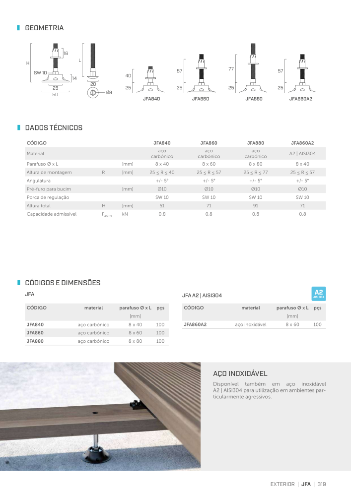 Rothoblaas - Parafusos e conectores de madeira Nº: 20249 - Página 319