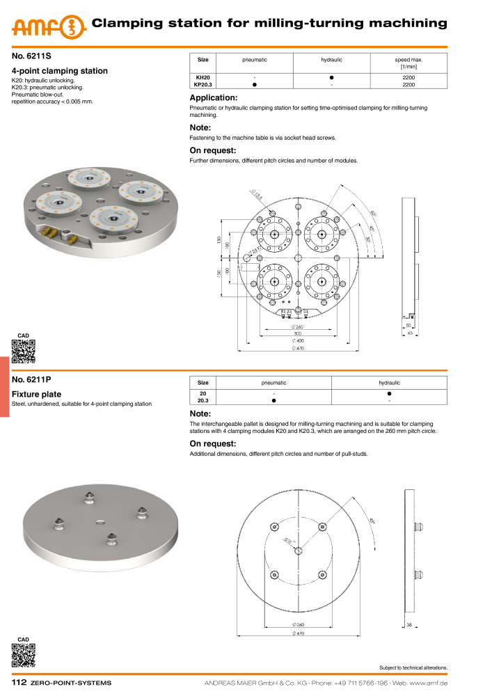 AMF Catalogue ZERO-POINT SYSTEMS NO.: 2025 - Page 112