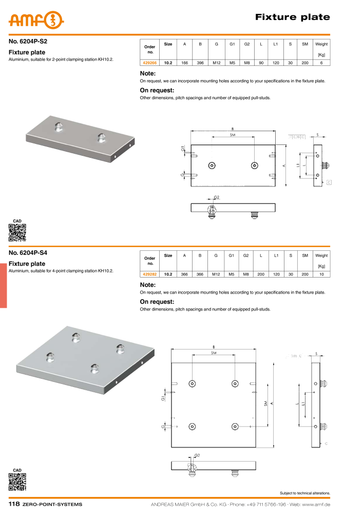 AMF Catalogue ZERO-POINT SYSTEMS NR.: 2025 - Side 118