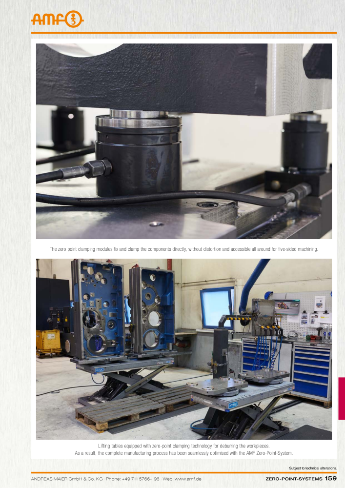 AMF Catalogue ZERO-POINT SYSTEMS Č. 2025 - Strana 159
