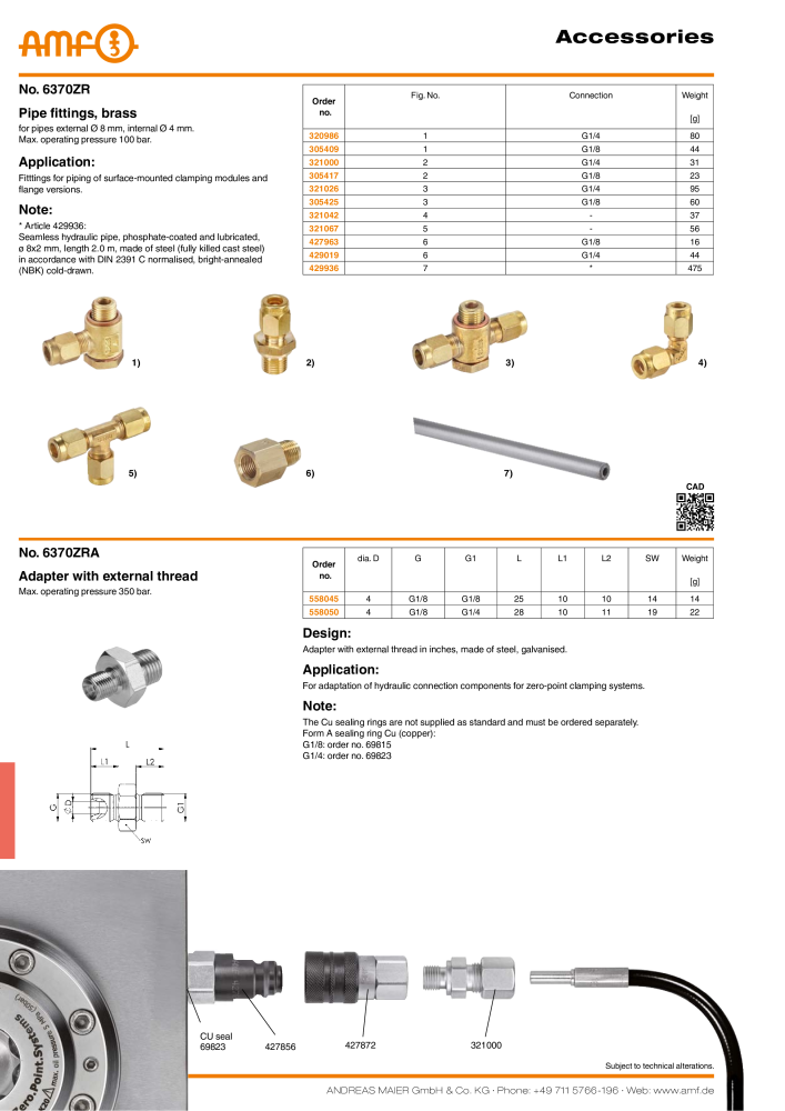 AMF Catalogue ZERO-POINT SYSTEMS Nb. : 2025 - Page 160